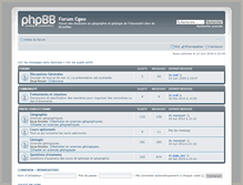 Tablet Screenshot of forums.cgeo.be